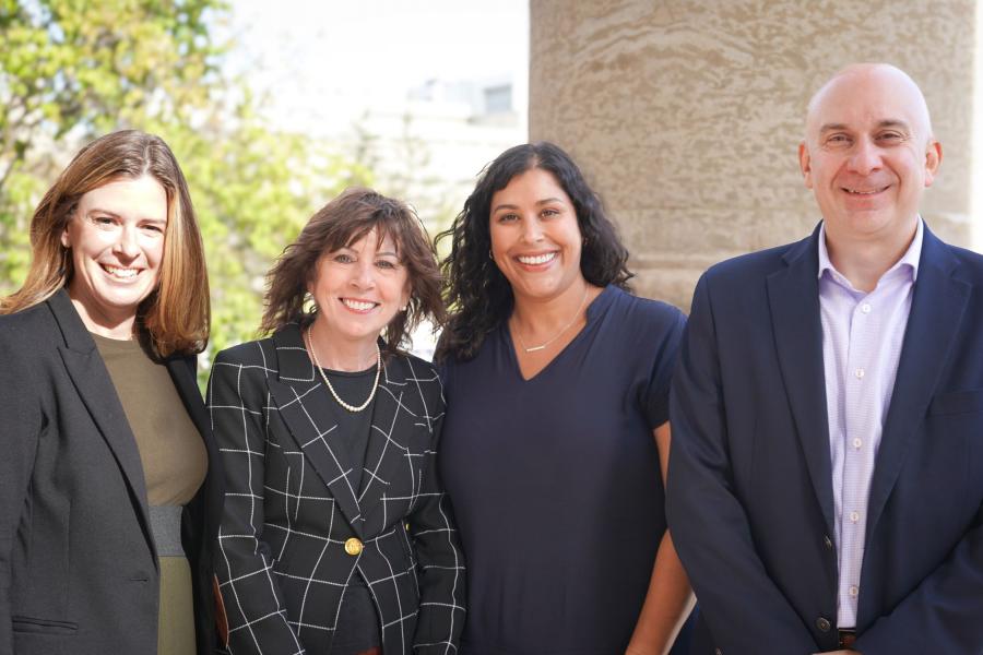 Photo of Brandy Usick, Laurie Schnarr, Leah Deane, and Jeff Adams