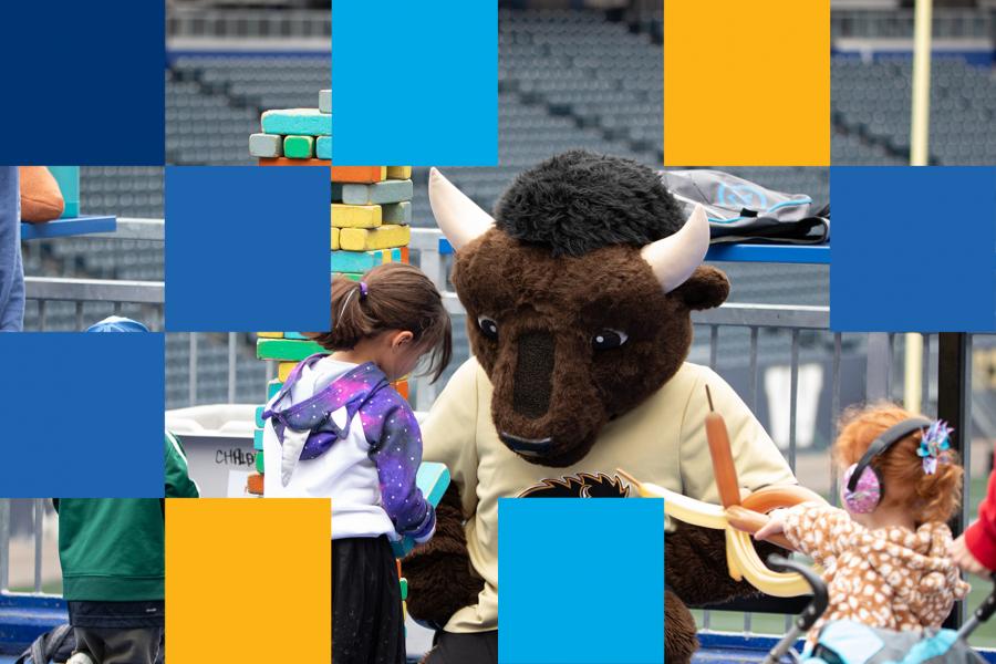 Billy the Bison jenga