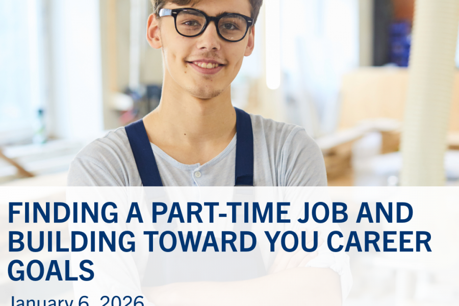 Finding a part time job and build toward your career goals