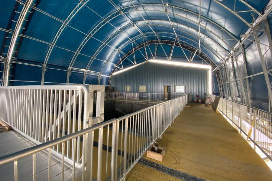 Interior of the Churchill Marine Observatory