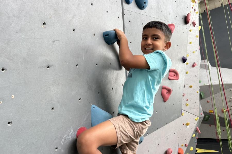 wall climbing
