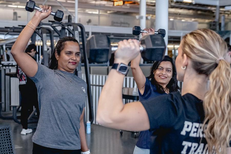 personal training lift women
