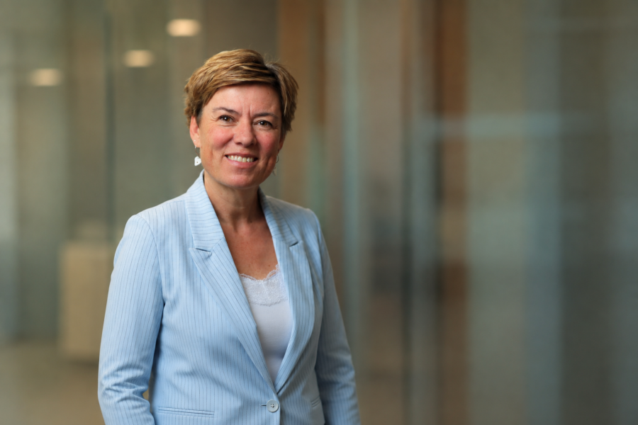 Medium shot of Lucile Griffiths, Associate Vice-President (Finance).