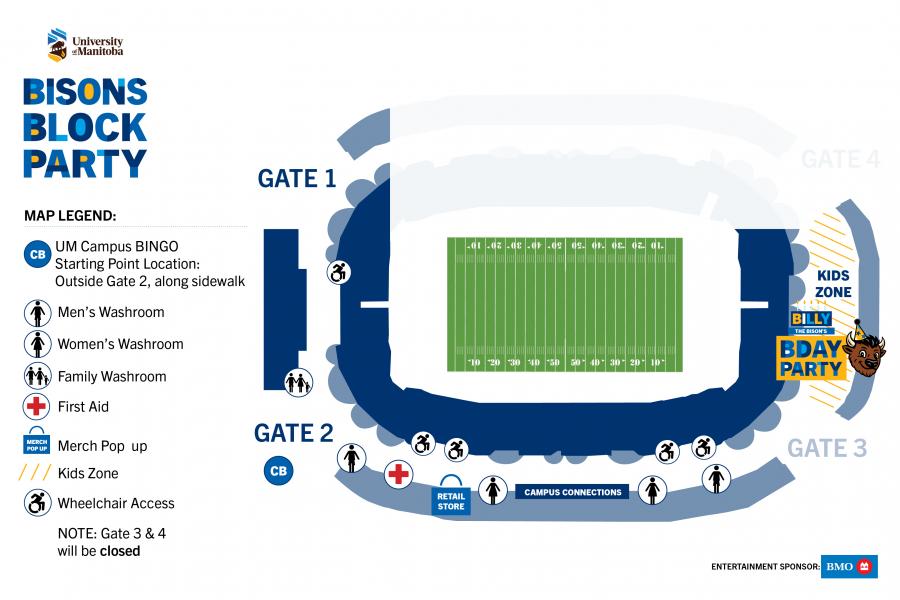 Bisons Block Party map 2026