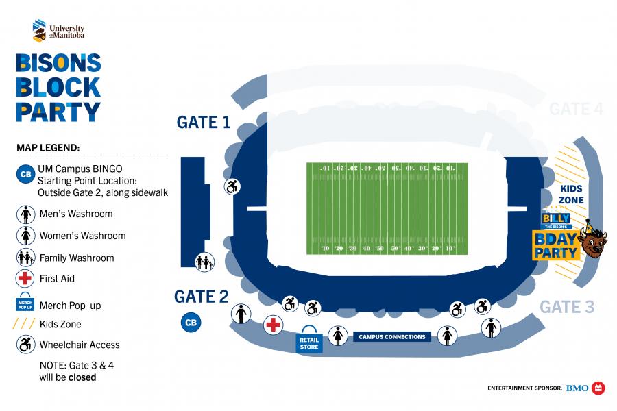 Bisons Block Party map 2026