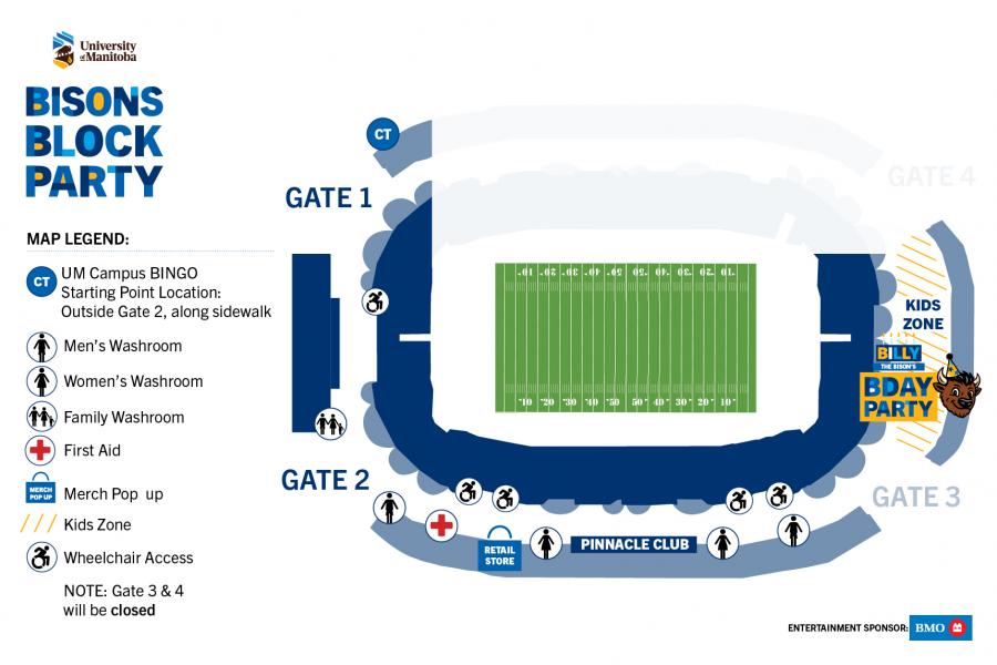 Bisons Block Party map 2026