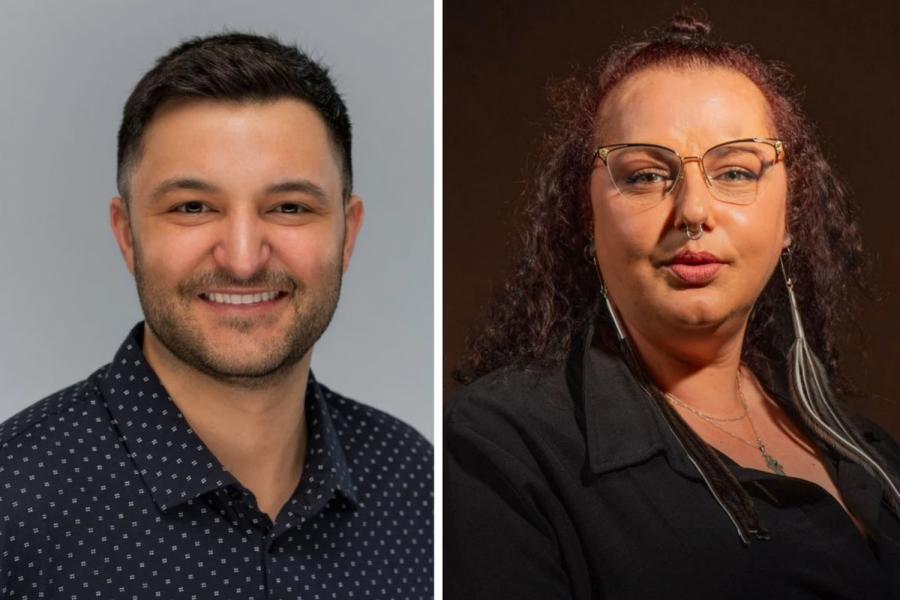 Dr. Rusty Souleymanov and Melissa Morris, UM Village Lab