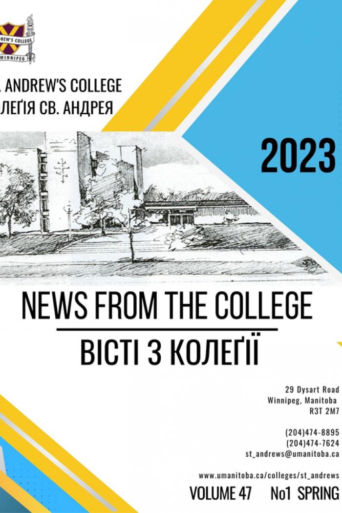 Cover page for St. Andrew's College Spring News 2023.