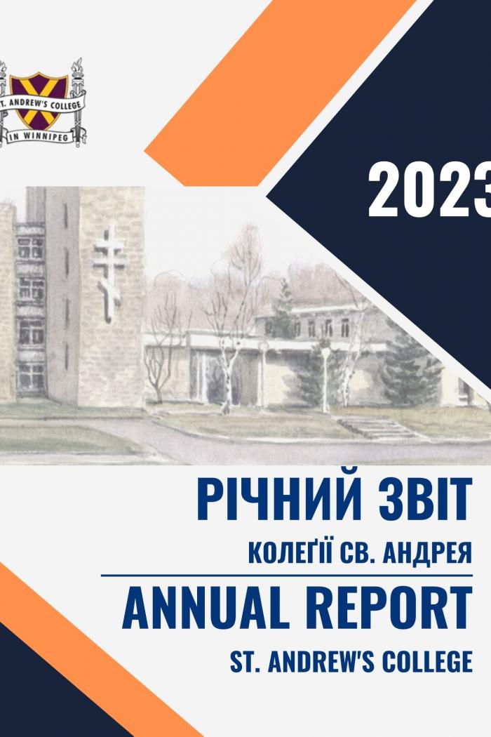Cover page for St. Andrew's College Annual Report 2023.