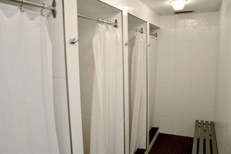 St. Andrew's College residence showers.