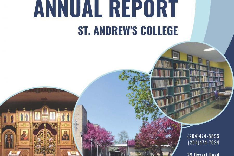 Cover page for St. Andrew's College Annual Report 2025.