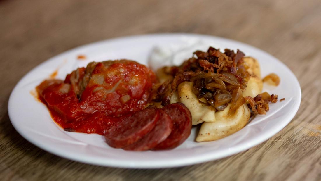 Perogy platter