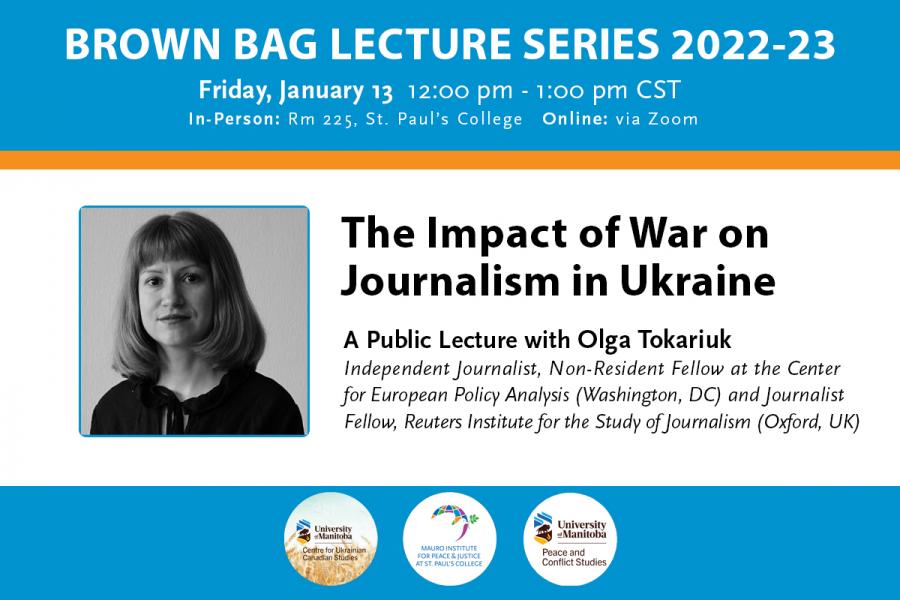 Brown Bag Lecture: Olga Tokariuk