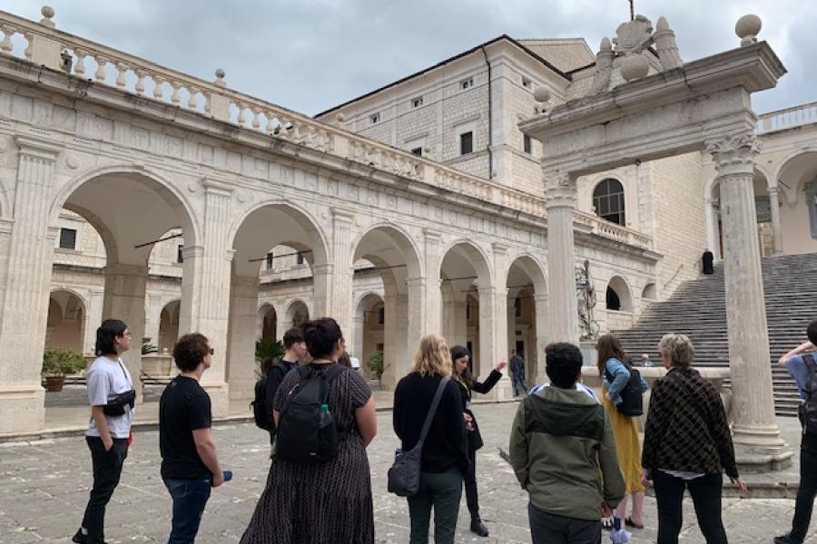 outside of st benedict crypt