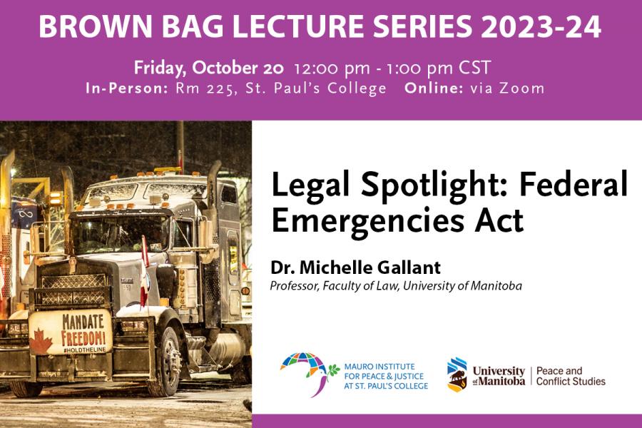Brown Bag Lecture: Doctor Michelle Gallant