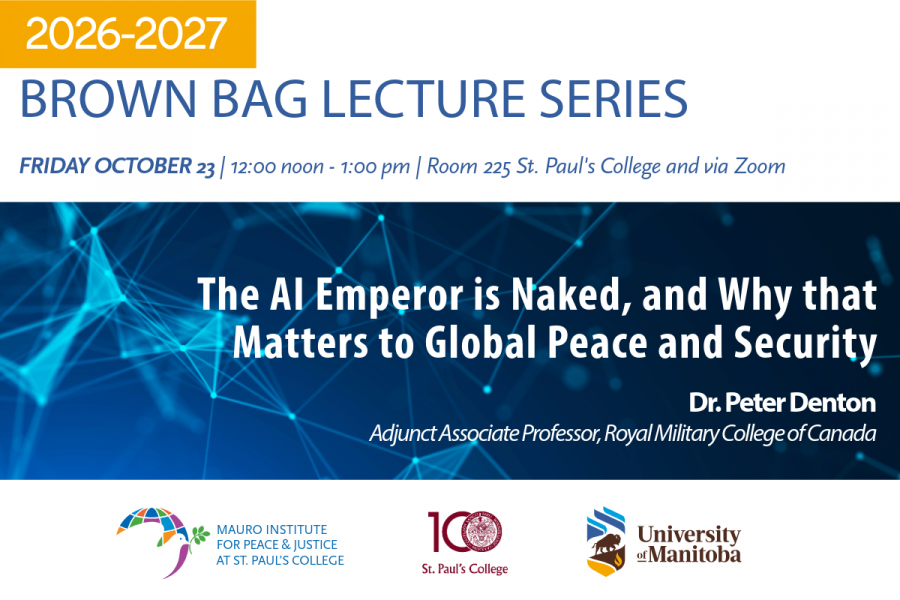 Brown Bag Lecture: Dr. Peter Denton