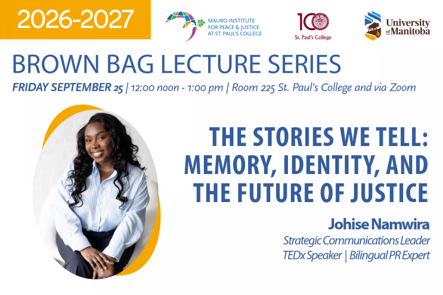 Brown Bag Lecture: Johise Namwira