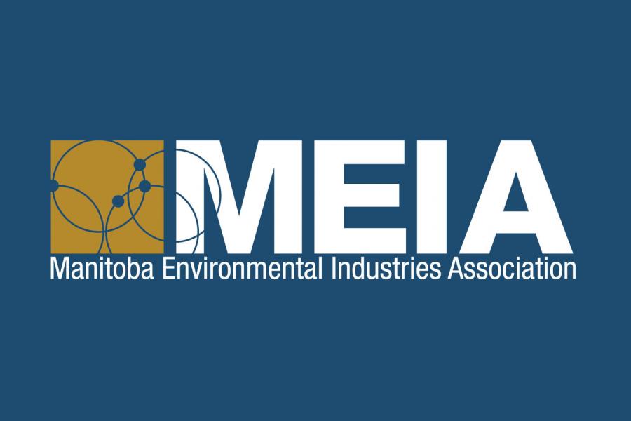 The Manitoba Environmental Industries Association logo.