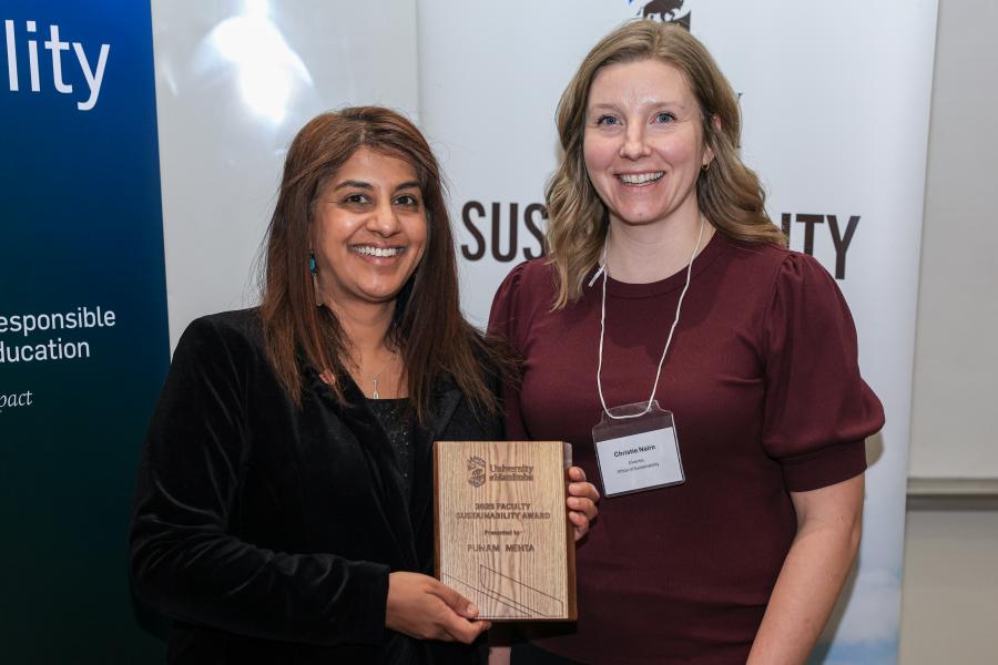Punam Mehta Faculty Sustainability Award 26