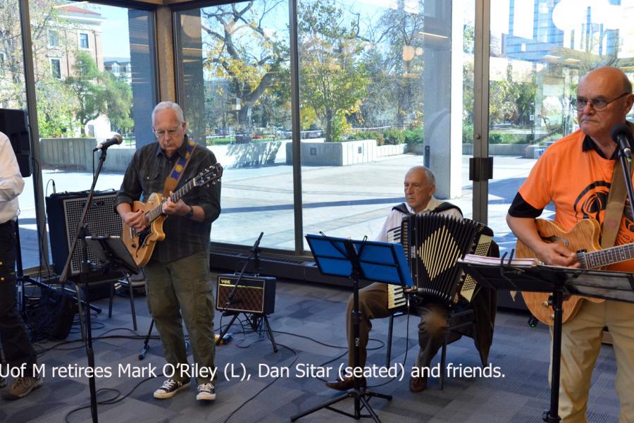 fall reception music with O'Riley, Sitar and friends