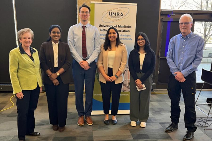 3MT students at UMRA 2026 spring reception